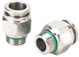 M8 M10 M12 M20 Außengewinde Luft Pneumatische 304 Edelstahl Push In Schnellkupplung Release Fitting Sanitär Gas(8mm-M8x1.25)
