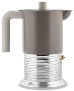 Alessi Caffettiera espresso Vite 6 tazze grigia – eleganza contemporanea