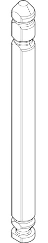 ROTO NT Axerlagerstift E5 / A/K, Stahl verzinkt silberfärbig (227354)