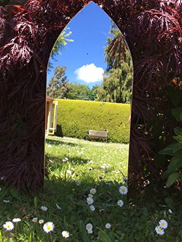 Displays UK Acrylic Gothic Shape Garden/Indoor Mirror Plain Sheet - Pack of 2
