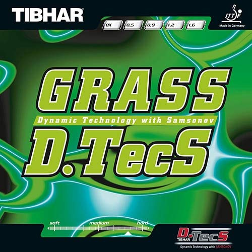 Tibhar Belag Grass D.Tecs (Langnoppe) Farbe 0,5 mm, grün, Größe 0,5 mm, grün