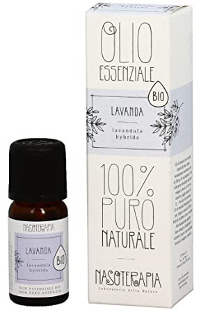 HP Italia NASOTERAPIA Olio essenziale di lavanda biologico puro al 100% 10