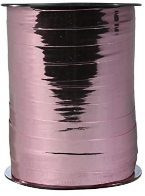 Clairefontaine 602098C - Une bobine de Ruban Bolduc Métallisé - 250mx7mm - Rose Gold - Ruban décoratif cadeau, DIY, Emballage Cadeau