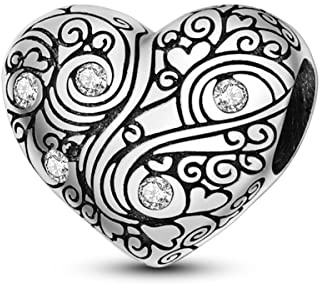 Parmuz Sterling Silber Charms für Armband Hund Katze Kaktus Tier Reisefreund 925 Silber Charms Bead Fit Schlangenkette Armbänder Halsketten Geschenk für Frau Hundeliebhaber