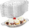 SOUJOY 8 Stück Bananen-Split-Bootsteller, 200 ml Acryl-Eiscreme-Schüssel, klare Eisbecher-Servierschale für Bananenspalt, Eis, Obst, Joghurt, Brownies, Snack