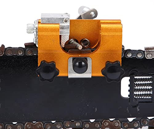 Kettensäge Schärfgerät, Kettensägenschärfer Chainsaw Chain Sharpening Jig, Zahnschärfer Kettensägenschärfer Deluxe Kettensägenschärfen, Geeignet Für Alle Arten Von Kettensägen Und Elektrosägen