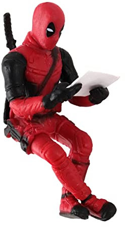FAINCA Accessoire Voiture Interieur Decoration, Voiture Bureau Bureau Décoration, Animé Mignon Deadpool Voiture Tableau de Bord Ornement, Convient pour Tableau de Bord de Voiture, Bureau