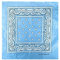 JOPHY & CO. Bandanas aus 100% Baumwolle für Damen Herren Kinder Unisex mit Paisley Muster Kopftuch Kopfbedeckung Schal für Haar/Hals/Handgelenk/Kopf COD.644 (Hellblau Paisley)