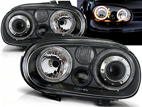 CR-Lights Angel Eyes Scheinwerfer Set für VW Golf 4 inkl. Nebelscheinwerfer