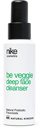 NIKECOSMETICS - Limpiador Facial Be Veggie 100 ml, con Extractos Botánicos y Prebióticos, Calmante, Reduce Poros, Sebo e Inflamación, Limpieza Profunda, Fórmula Vegana