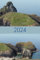 2024 Week to View Diary - Kynance Cove: Simple week to view 2024 Diary with images of Kynance Cove and selected Blank & White still images