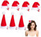 12 Pièces Mini Pinces À Cheveux Chapeau De Père Noël Pinces À Cheveux Chapeau De Père Noël Épingle À Cheveux Barrettes À Cheveux De Noël Pinces Crocodile De Pour