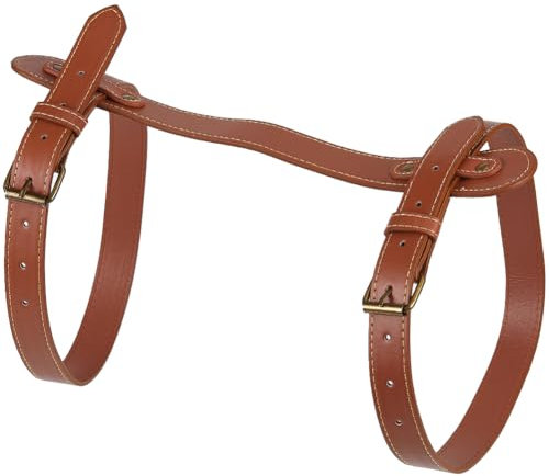 GORGECRAFT Outdoor-Picknickdecke, Tragegurt, tragbarer Ledergriff, Gürtelträger, Motorrad, Bettrolle, verstellbare Gurte, Halterung für Yoga, Übung, Teppich, Zuhause, Decke, Camping, Reisen, Strand,