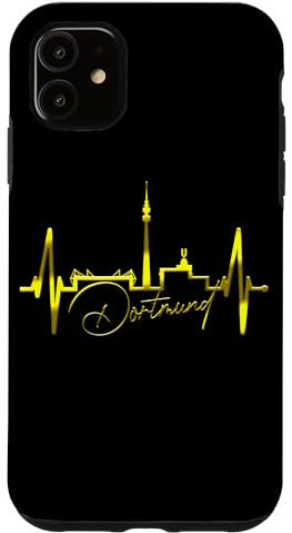 Dortmund Herzschlag Skyline Puls Ruhrpott I Love Dortmunder Hülle für iPhone 11