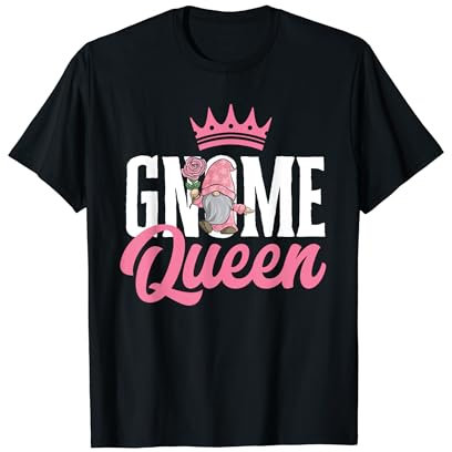 Gnome Queen Gardener Dwarf Garden Gnome T-Shirt