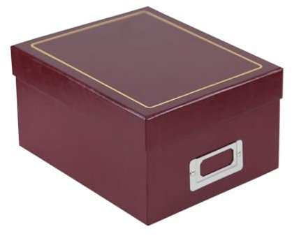 Classic Fotoalbum Fotobox Einsteck Foto Memo Album Buchalbum: Farbe: Rot | Format: 700 Fotobox