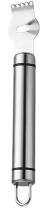 Zesteur râpe à citron, zesteur de citron en acier inoxydable, outil orange en acier inoxydable, éplucheur d'agrumes avec boucle, fruits suspendus ou