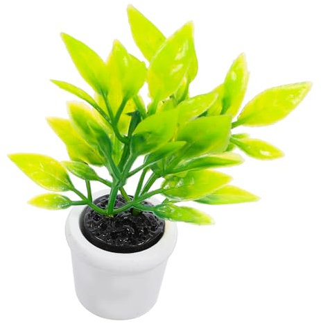 TOYANDONA Doll House Miniature Bonsai Künstliche Pflanze Für Miniaturdekoration Für Puppenhäuser Und Kreative Arrangements Lebendig Und Detailreich Perfektes Accessoire Für Ihr