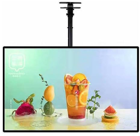 MQDLJSE LED-Leuchtkasten mit ultradünnem Rahmen, TV-Leuchtkasten-Werbetafel, wandmontierte 3D-Menütafel, LED-Werbeleuchtkasten, hängende Werbetafel für Dekoration, Ausstellung, Theaterwerb