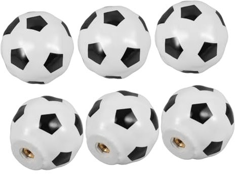 MAGICLULU 6pcs Football Knob Cabinet Handles Knurled Drawer Pulls for Wardrobe Knobs for Dresser