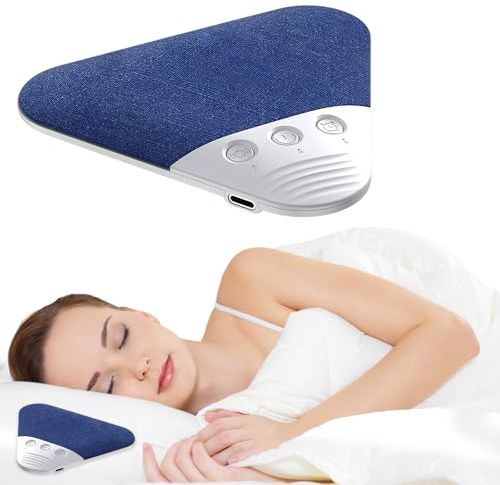 AOUZOVLI Altavoz De Almohada Bluetooth,Mini Altavoz Almohada,Pillow Speaker Portátil,con Función De Temporizador,Ruido Blanco,Calidad De Sonido Hi-Fi,Apto para Adultos Y Niños