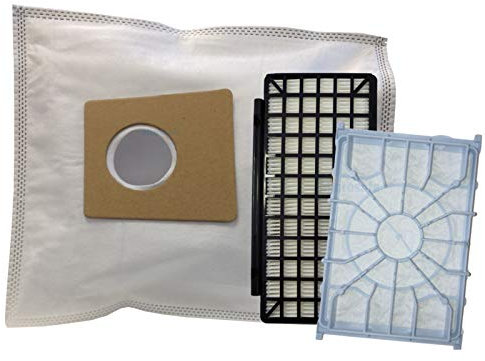 Microsafe - 20 Staubsaugerbeutel + Hepa- & Motorfilter kompatibel mit Siemens VSZ5SEN2 Z 5.0 allergy Staubsauger - VZ41FGALL, Typ G / VZ154HGB / VZ02