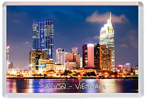 Saigon - Vietnam - Jumbo Fridge Magnet ID192