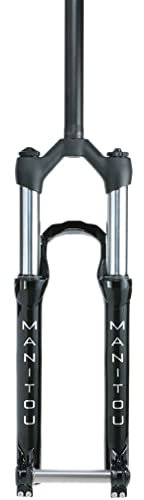 Manitou Circus Comp - Forcella ammortizzata, 26, 100 mm, 20 x 100 mm, offset 41 mm, nero lucido, sterzo dritto
