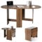 GIANTEX Esstisch klappbar, Klapptisch Küchentisch aus Holz, Esszimmertische für 4-7 Personen, Funktionstisch Wohnzimmer Esstisch, Ovaler Esstisch platzsparend flatbar, 163 x 80 x 75 cm