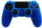 Goliton 2 fundas de goma de silicona suave de gel compatibles con el controlador Sony Playstation 4 PS4 (azul)