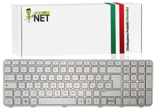 NewNet Keyboards - Tastiera Italiana Compatibile con Notebook HP Pavilion DV6-6174LA DV6-6174TX DV6-6175CA DV6-6175LA DV6-6175SF DV6-6175SR DV6-6175TX DV6-6176ER