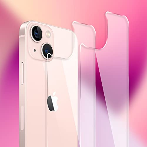 Shacoryze Back Screen Protector for iPhone 13 [2-Pack], Rear Tempered Glass [Haptic Touch] Temper Glass Film Premium HD Clarity Anti-Fingerprint/Scratch Compatible with iPhone 13 (6.1 inch)