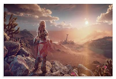 DSGDSF 9-Horizon Zero Dawn Leinwand-Kunstposter und Wandkunst-Bild, modernes Familien-Schlafzimmer-Deko-Poster, 40 x 60 cm
