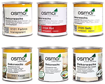 Osmo Holz und Color KG Dekorwachs, 0,125 l (Weiß 3111)
