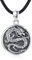 CUOKA MIRACLE Drachen Kette 925 Sterling Silber Herren Medaillon Drachen Anhänger Halskette für Damen Foto Bilder Kette Amulett Schmuck Geschenke für Mädchen Mama Großmutter
