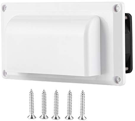Joyzan Ventilador de Ventilación Lateral, Extractor Aire para Caravana Rejilla Interior Juego Escape Autocaravana Remolque Accesorios Tornillos Montaje Trabajo Barco Yate Marino Modificación 12 V 25w