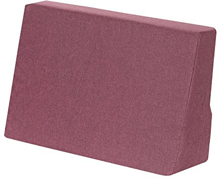 Pillows24 - Palettenkissen - Seitenkissen 60x40x20/10 | Palettenuflage für Palettensofa | Rücken- und Sitzkissen für Europaletten | Palettenmöbel Indoor & Outdoor, UV-beständig | Made in EU | Pflaume