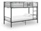 Festnight Etagenbett Metall 90x200 2 Kinder Hochbett mit Treppe Stockbett Doppelstockbett Einzelbett Kinderbett 2 Personen Jugendbett Metallbett Bett