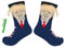 Let's Go Brandon Socken Lustige FJB Socken Amerikanische Flagge Socken Trump 2024 Neuheit Socken Geschenk, Trump Hair, 7-14