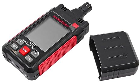 CENPEK Gas Leak Detector with Audible and Visual Alarm Temp and Humidity Measure Portable Gas Sniffer Locatable Like Methane LPG LNG Fuel