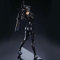 Waifu Figur[Gantz: O] Reika and;Anzu Yamasaki,Mädchen mit Loser Schrotflinte,Ecchi Anime Figur,Exposed Busty Hot Girl Black Tights Girl Statue Zeichentrickfiguren 25Cm/9,8Zoll(B)