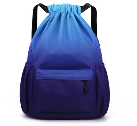 YYKSYDPT Turnbeutel für Herren und Damen, Sportbeutel mit Kordelzug, Wasserdichter Oxford-Rucksack mit großem Fassungsvermögen für Reisen, Freizeit, Arbeit, Sport