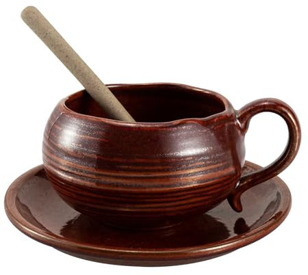 kiss me Coffee Cup and Saucer Set, Porcelain Espresso Cups with Saucer and Spoon, 150ml Afternoon Tea Cup Set, Espresso Cup, Cappuccino Cup,Ceramic Tea Mugs (Kiln Turns red)