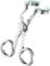 Silver Contact Lens Aid Tools, Contact Lens Applicator Tool, Contact Lens Wearing Aids, Contact Helper Insert Remover Inserter Device, Contact Helper Insert/Remover, Portable for Travel Home Use