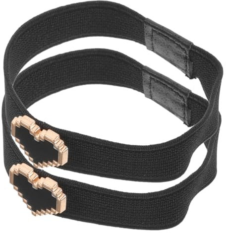 DEARMAMY Elastischer Fersenschutz Kissen Schnürsenkel Jungen und Mädchen Dekorative Fesselriemen für Flache Schuhe