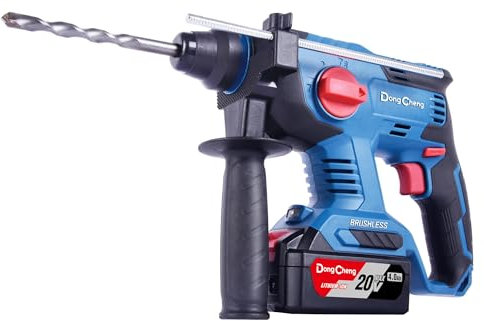 DongCheng Marteau perforateur sans fil 18V sans batterie ni chargeur