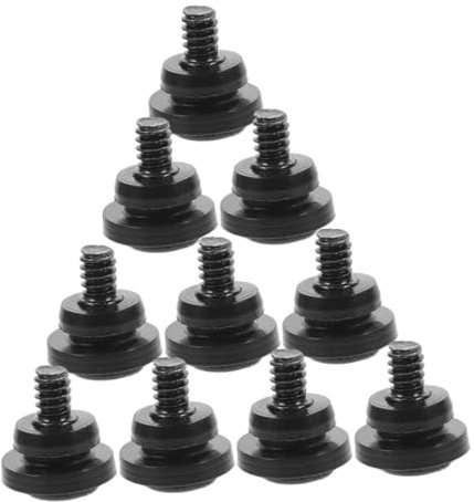 CATIEBYE 10pcs Pan Head Machine Screws Hard Drive Screws Ssd and 3.5 Inch Mechanical Hard Disk Shock Absorbing Set Compatible Pc and Nvme Storage Installation