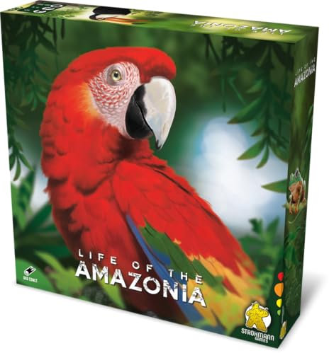 Strohmann Games, Life of The Amazonia, Grundspiel, Kennerspiel, Brettspiel, 1-4 Spieler, ab 12+ Jahren, 60-150 Minuten, Deutsch