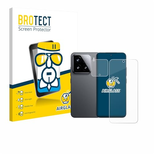 BROTECT Schutzglas für Xiaomi 15 | (Display+Kamera) Transparenter Displayschutz Made in Germany Schutzfolie Panzer Folie Glas 9H Einfache Montage Clear