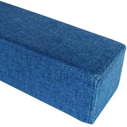 Generisch Hochwertige Sofa Seitenarmlehne Kissen, Rechteckig Ellenbogenstütze Booster, Taillen Rückenlehne Kissen Lendenkissen, Für Couch Armlehne Auto,Schlafzimmer, Wohnzimmer,Royal Blue,60x20x20cm